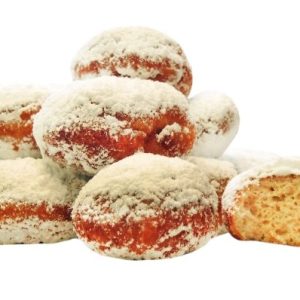 Mini-Berliner & Donuts Backmischung low carb glutenfrei Krapfen zuckerfrei zum Frittieren