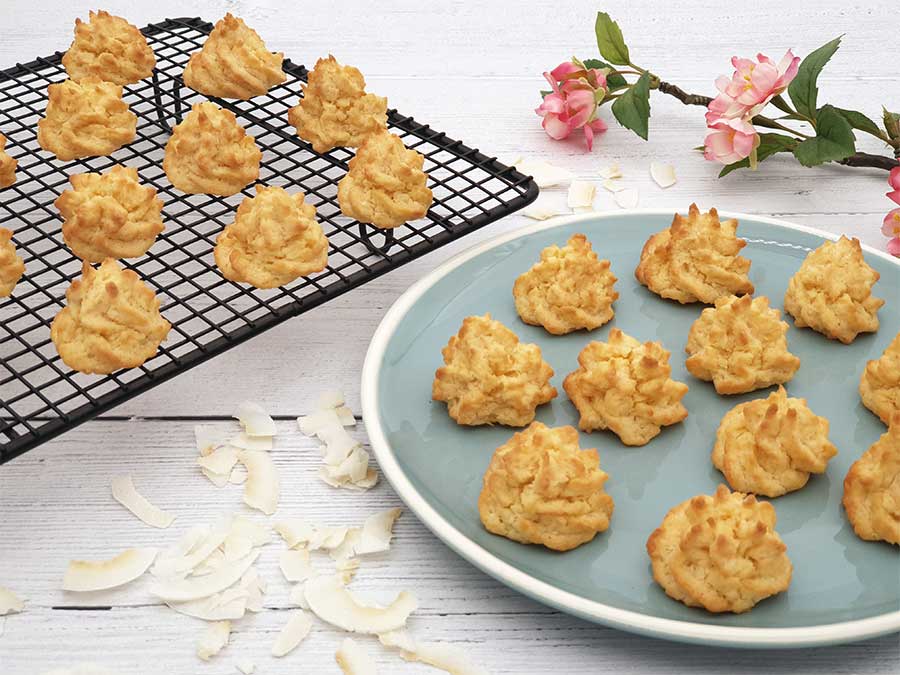 Plätzchenzauber Backmischung KOKOSMAKRONEN Weihnachtskekse low-carb keto glutenfrei OHNE Zuckerzusatz LIMITED EDITION – Bild 7