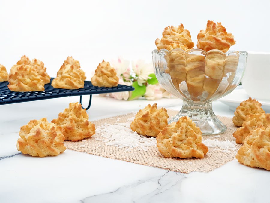 Plätzchenzauber Backmischung KOKOSMAKRONEN Weihnachtskekse low-carb keto glutenfrei OHNE Zuckerzusatz LIMITED EDITION – Bild 9