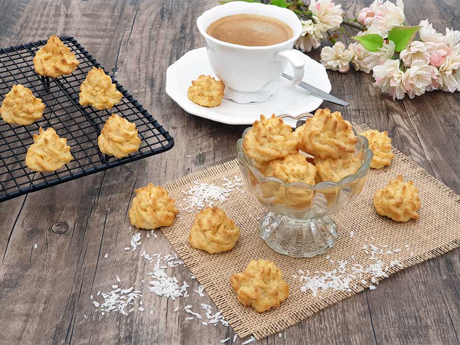 Plätzchenzauber Backmischung KOKOSMAKRONEN Weihnachtskekse low-carb keto glutenfrei OHNE Zuckerzusatz LIMITED EDITION – Bild 6