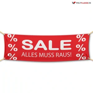 SALE – Werbebanner – PVC Planen Werbeplane