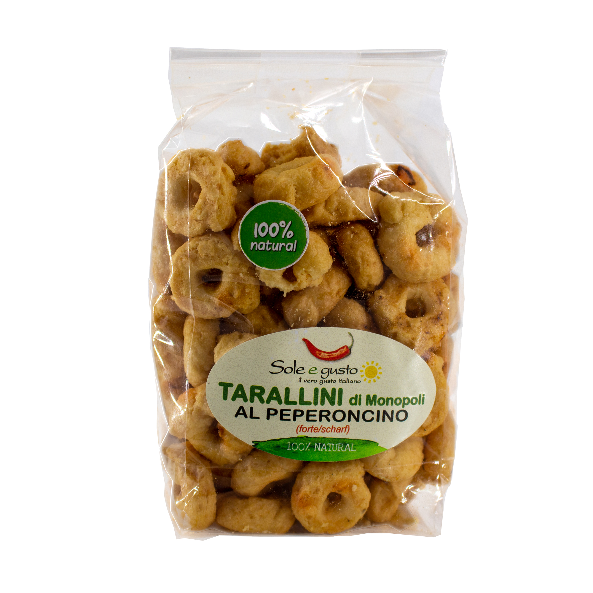 Tarallini di Monopoli al Peperoncino – scharf 200g