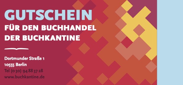 Gutschein Buchhandel Buchkantine 10 Euro