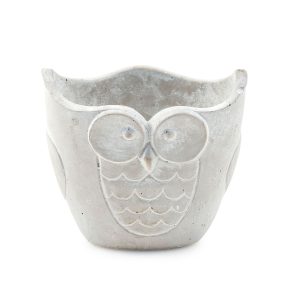Übertopf  Eule oval, klein