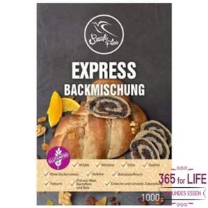 Express Backmischung Zu Teigen Ohne Gärung (Glutenfrei, Vegan) 1000g MHD: 10.05.2025