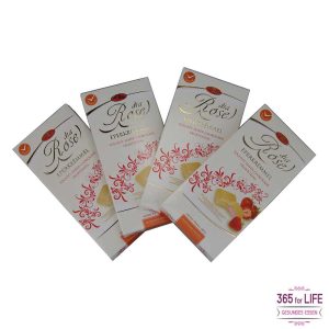 Weiße Schokolade mit Fruktose gefüllt mit Erdbeercreme 100 g (Glutenfrei)