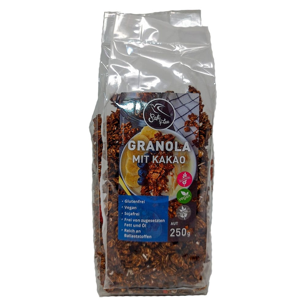 Szafi Free Granola mit Kakao 250 g (Glutenfrei, Vegan) – Bild 2