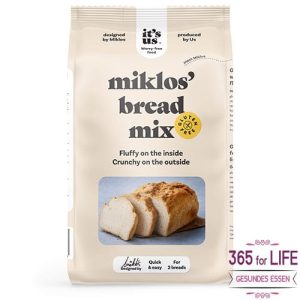 breadmix Weißbrot-Mehlmischung (Glutenfrei, Vegan) 1000 g