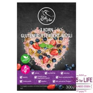Szafi Free 3 Korn Frucht-Müsli 300 g (Glutenfrei, Vegan)