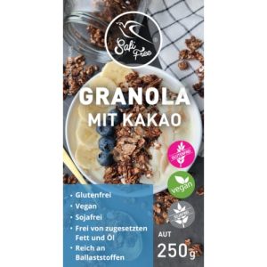 Szafi Free Granola mit Kakao 250 g (Glutenfrei, Vegan)
