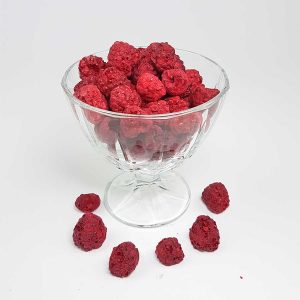 HIMBEEREN gefriergetrocknete ganze Früchte 50 g – 100 % Frucht für low-carb Schokolade, Müsli und als Snack