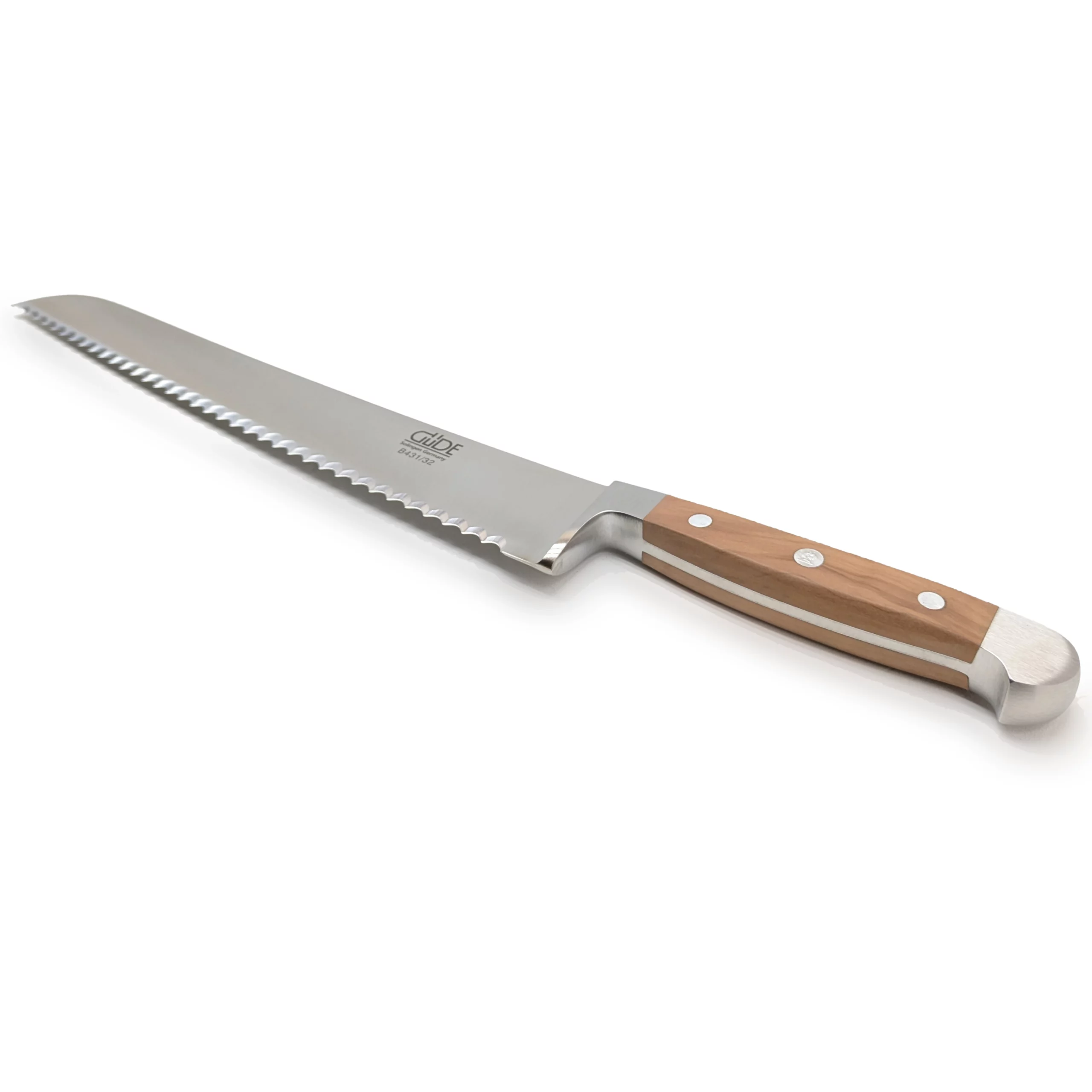 B431/32L – großes Brotmesser Linkshänder – Serie Alpha Birne