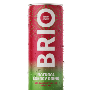 Brio Mate Strawberry & Lime Sparkling bio 25cl – in Dose Kiste 12x25cl