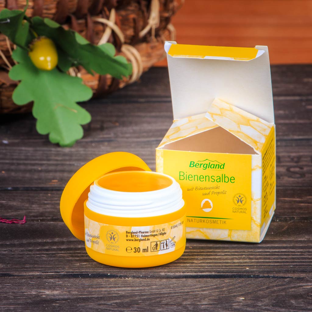 Bienenwachs-Salbe mit Propolis im Tiegel 30ml