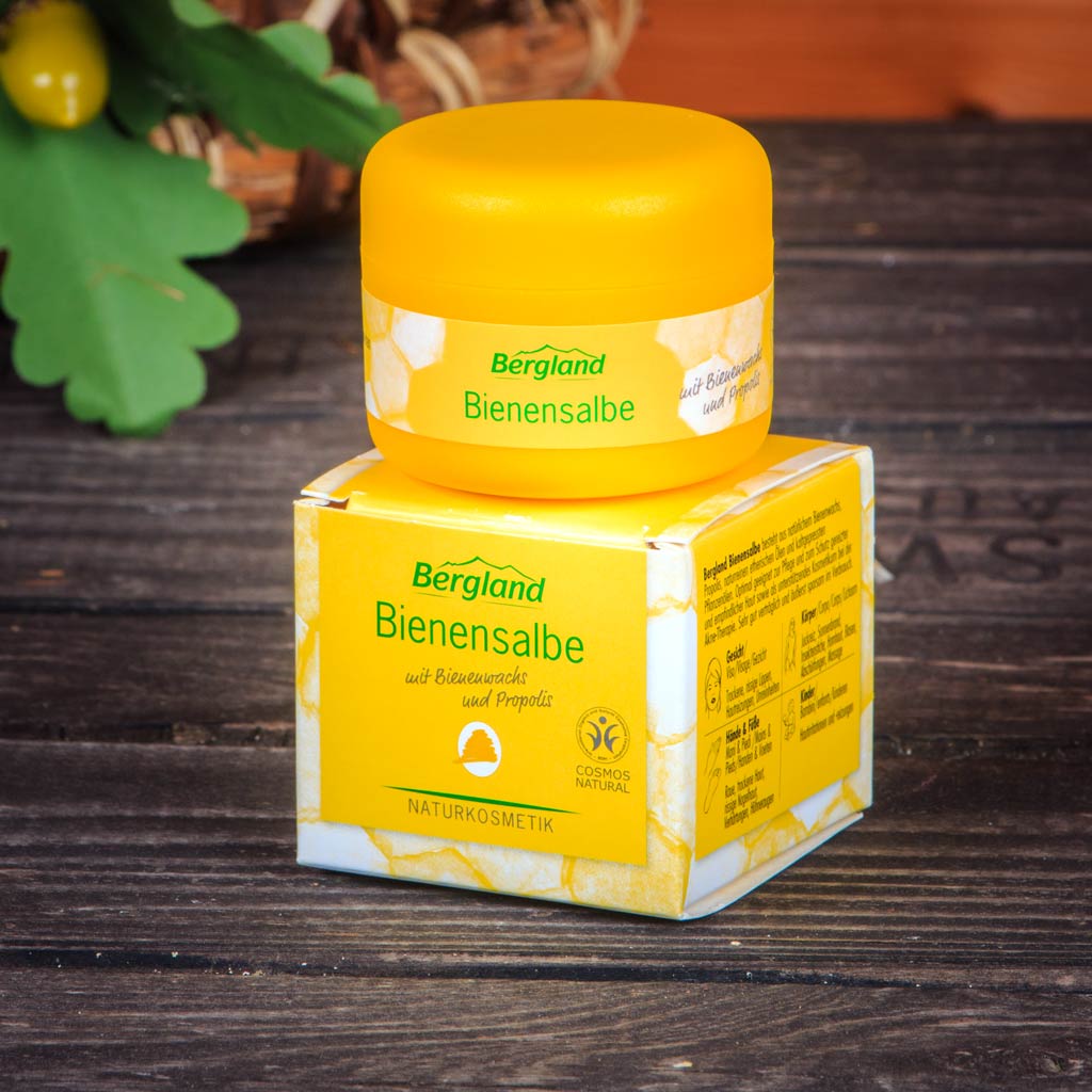 Bienenwachs-Salbe mit Propolis im Tiegel 30ml – Bild 3