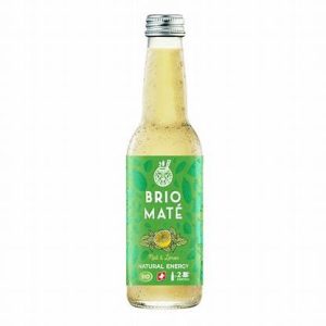 12 x 33cl Brio Mate Mint & Lemon Sparkling bio in Glaschflasche