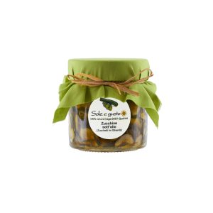 Zucchine sott’olio – Zucchetti im Olivenöl Extra Vergine – 210g