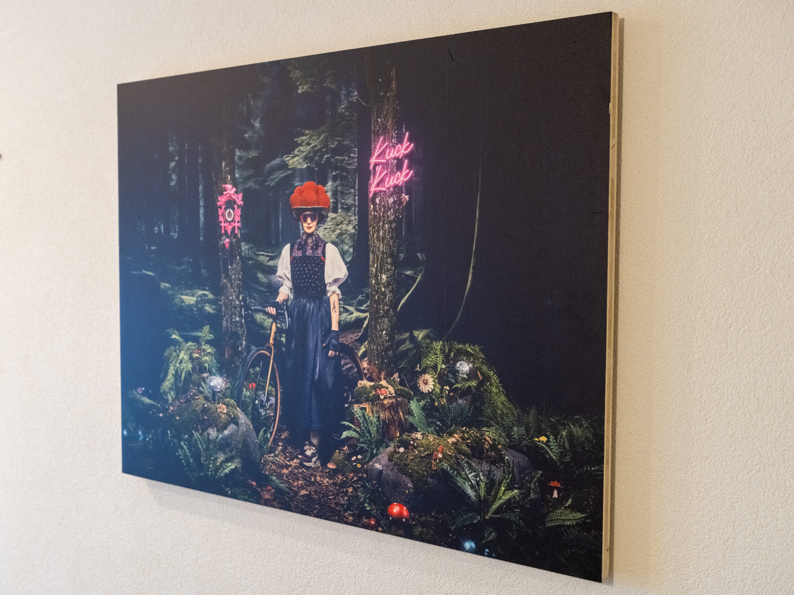 Heimatfotos-Wandbild „SchwarzwaldMarie Fahrrad“ auf Holz 80 x 60 cm – Bild 3