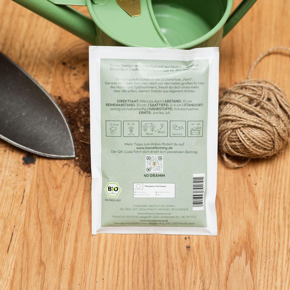 Bio-Saatgut Erbse „Norli“ – Bild 2