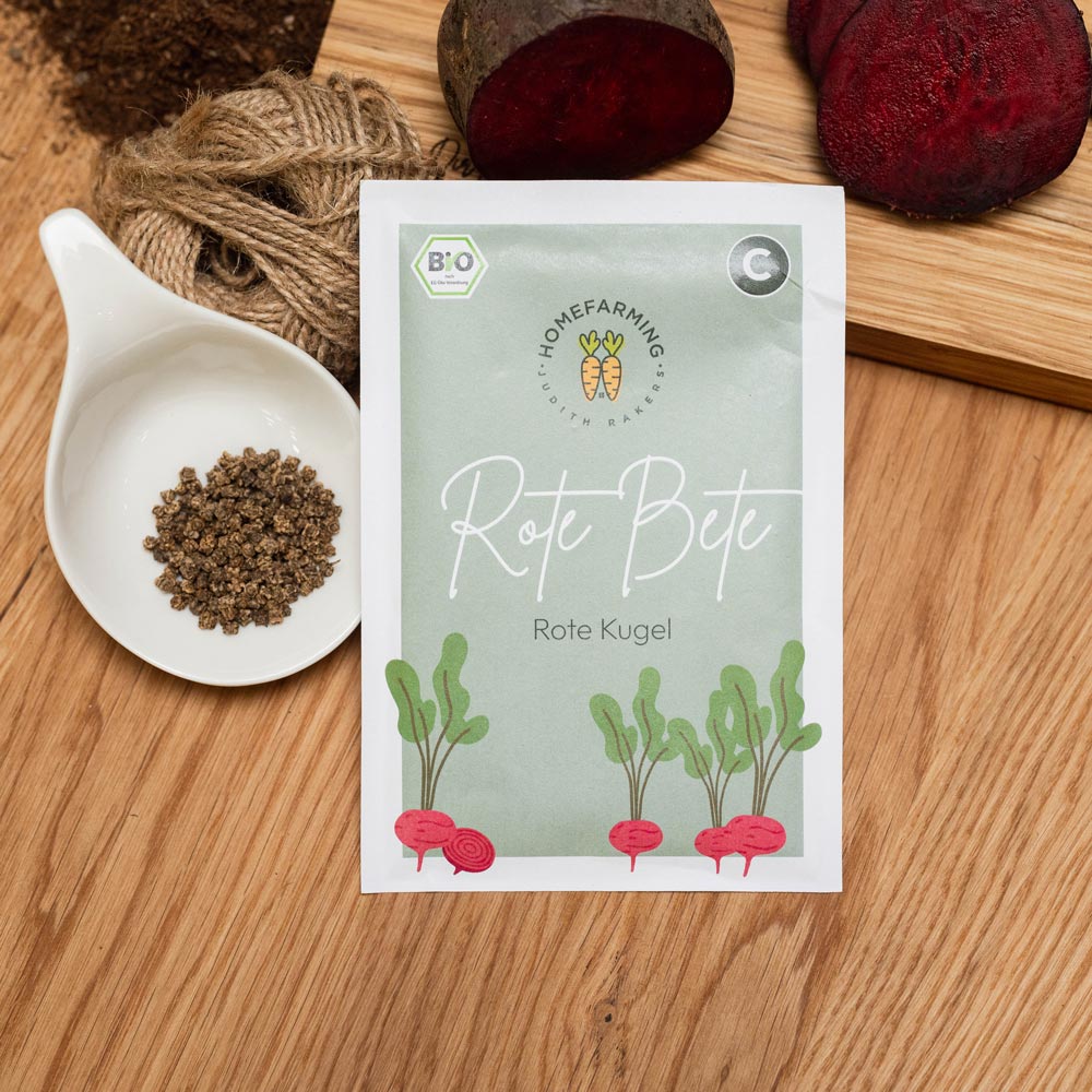 Bio-Saatgut Rote Bete „Rote Kugel“