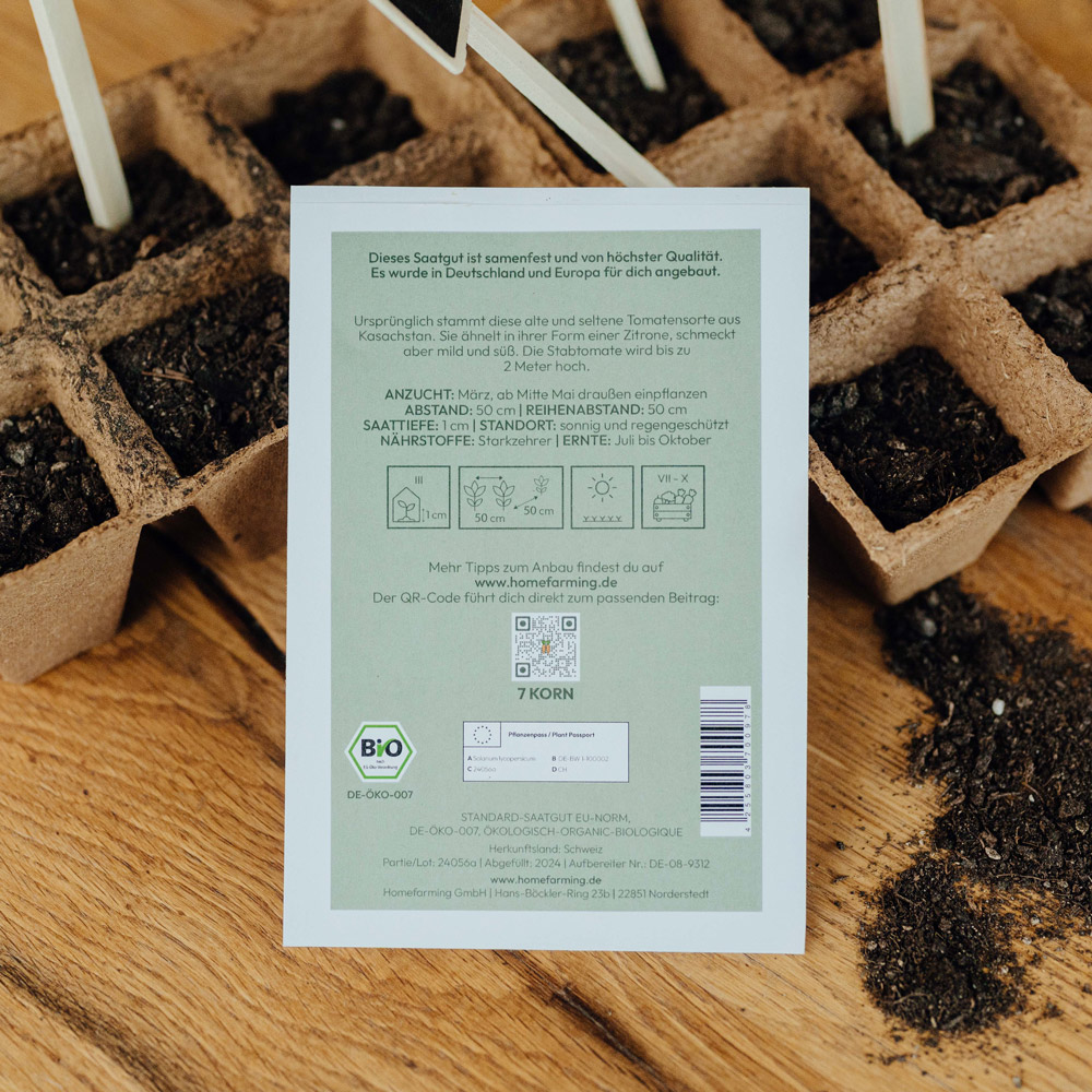 Bio-Saatgut Tomate „Zitronentomate“ – Bild 2