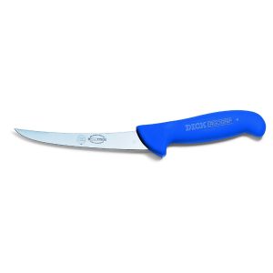 F. Dick ErgoGrip Ausbeinmesser15 cm Klingenlänge, gebogen & ½ flexibel, blau (mittel)