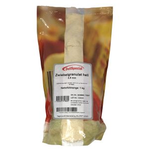 Zwiebelgranulat hell Ø 0,5mm 1,00 kg Beutel