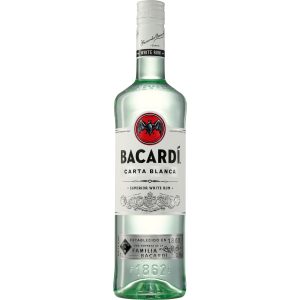 Bacardi Carta Blanca Rum 1 Ltr. Flasche