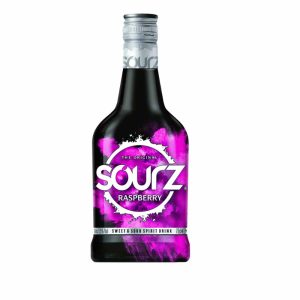 Sourz Raspberry 0,7l Süss-Saurer Likör aus Himbeere, England 15%