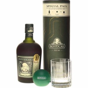 Botucal Reserva Exklusiva Geschenkset mit Glas und Eiswürfel-Form 0,70 Ltr. 40% Vol.