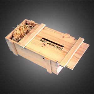 2er Leistenkiste mit unserem Logo