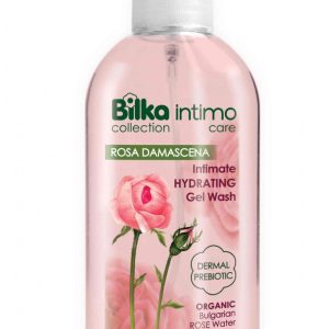 Intim-Waschgel ROSA DAMASCENA mit echtem Rosenwasser HYDRATISIEREND Bilka, 200 ml.