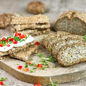 LCHF Körnerwunder für Brot, Brötchen & Knäckebrot low-carb glutenfrei keto paleo Eiweissbrot Backmischung
