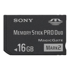 Memory Stick Pro Duo 16GB Sony Mark 2 Karte