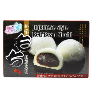 Mochi mit Roten Bohnen 210g (Klebreiskuchen mit Adzukibohnenpaste, 6x35g), Yuki & Love