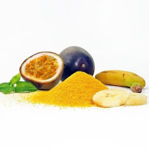 Fruchtpulver MARACUJA-BANANE gefriergetrocknetes Maracujapulver Bananenpulver 200 g – 100 % Frucht für Fluff, low-carb Schokolade, Smoothies und Shakes