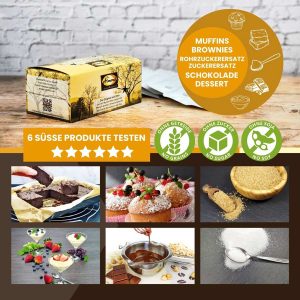LOW CARB PROBIERBOX 2: Unsere beliebtesten Süssen Köstlichkeiten | mit 6 Probepäckchen zum Testen | glutenfrei keto