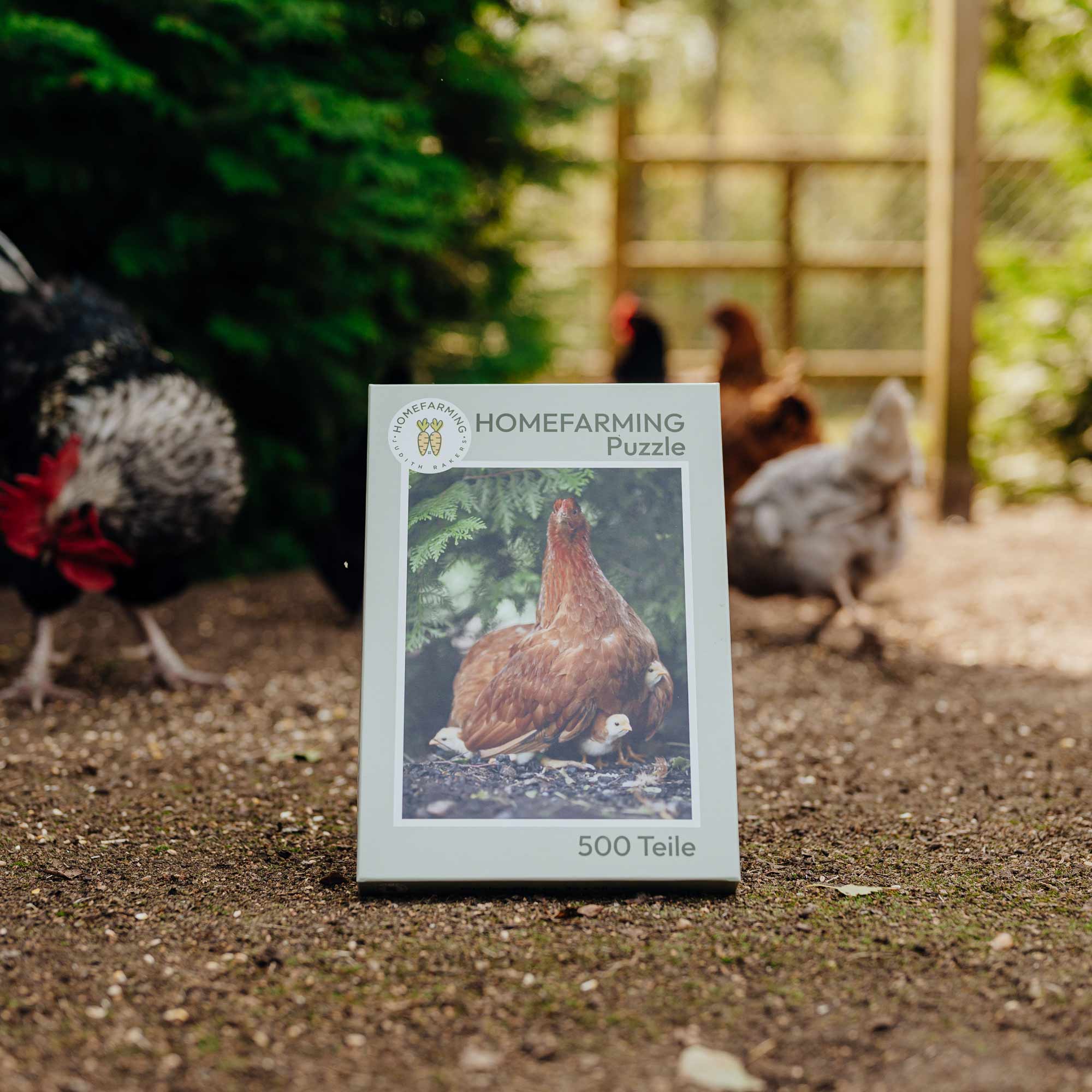 Hühner Puzzle 500 Teile – Bild 2