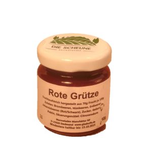 Rote Grütze Fruchtaufstrich, 50g