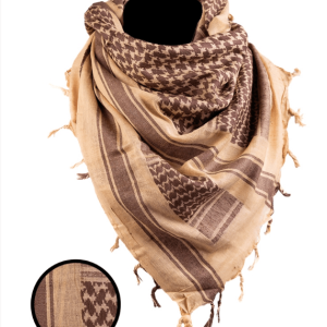 HALSTUCH ′SHEMAGH′ 110X110CM COYO/BRAUN