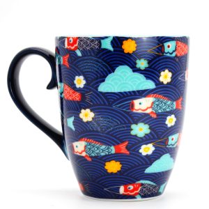 Tasse Koinobori (japanisches Design & Geschenkbox), für Kaffee & Tee