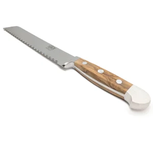 X430/21RL – Brotmesser für Rechts- und Linkshänder – Serie Alpha Olive