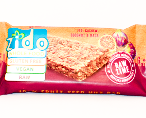 100% Organischer Roh-Energie-Riegel mit Feigen, Kokosnuss, Rosinen und Sonnenblumenkernen “ZIDO” 40gr.