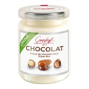 Schokoladencreme weiß Triple Nut, ohne Palmöl, 235g