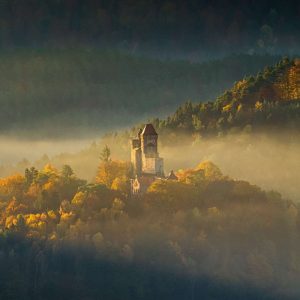 Burg Berwartstein im Herbst