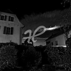 Gottfried Weber HAUS MIT Hahnenturm bei Nicht in Freinsheim