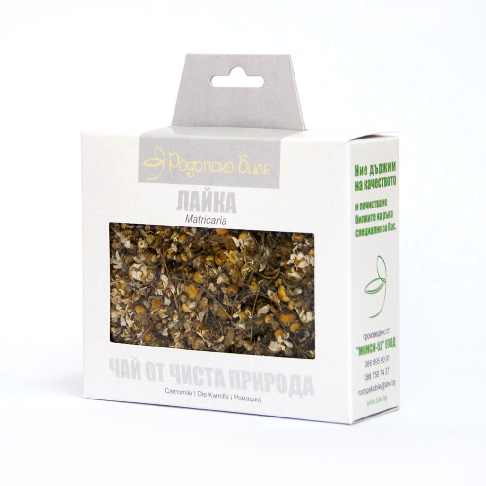 Organischer Tee von Kamille aus dem Rhodopen-Gebirge “Rodopsko Bile” 40gr.