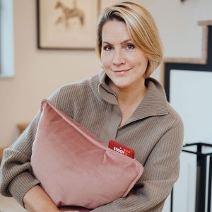 Ploov Wärmekissen, Samt pink 45x45cm