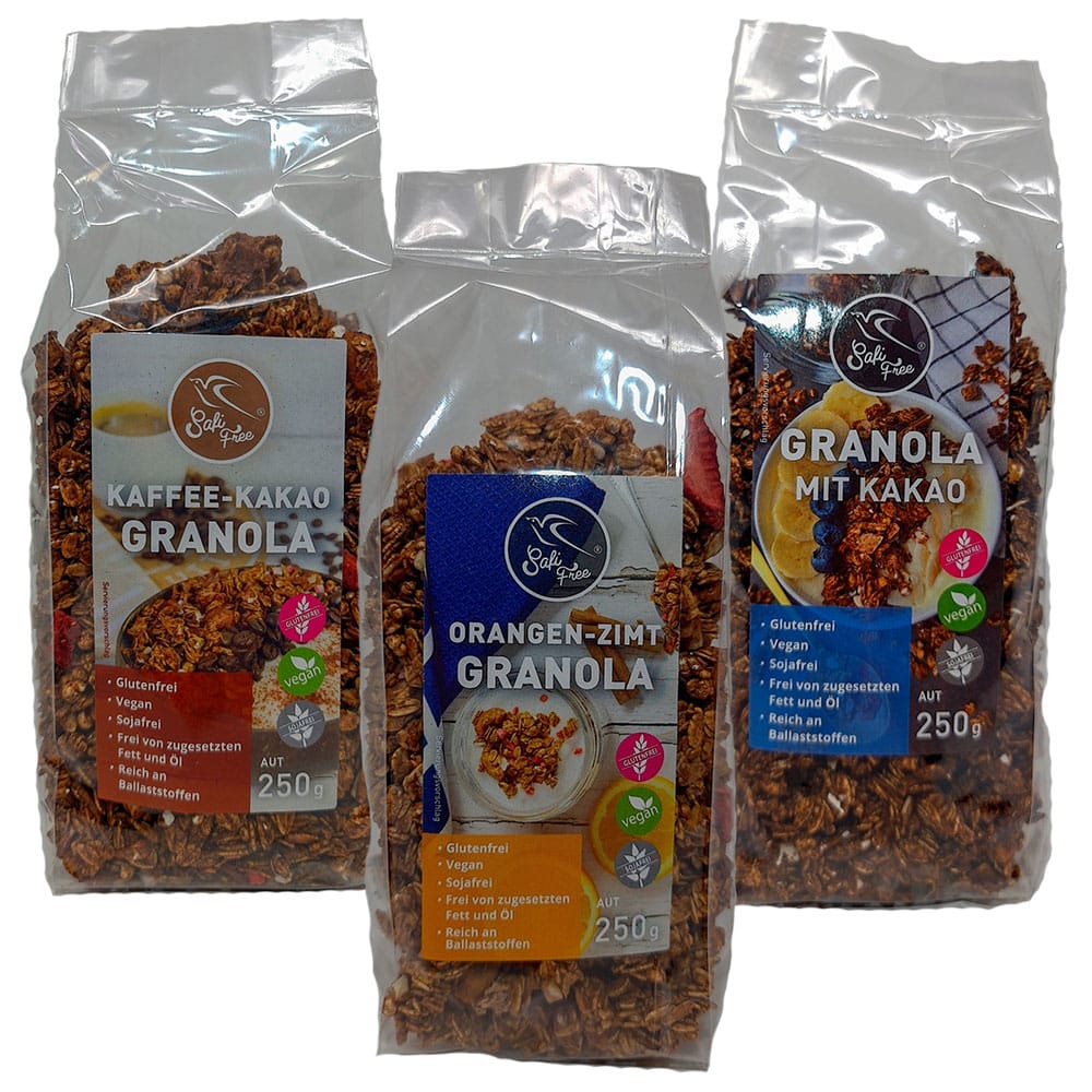 Szafi Free Granola mit Kakao 250 g (Glutenfrei, Vegan) – Bild 5