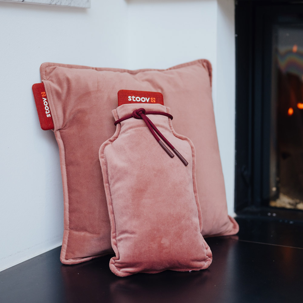 Ploov Wärmekissen, Samt pink 45x45cm – Bild 4